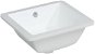 SHUMEE Umývadlo obdĺžnikové keramické 36 × 31,5 × 16,5 cm biele - Umývadlo