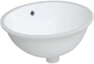 SHUMEE Umývadlo oválne keramické 47 × 39 × 21 cm biele - Umývadlo