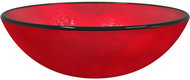 SHUMEE Umyvadlo z tvrzeného skla 42 × 14 cm červené - Umyvadlo