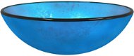 SHUMEE Umývadlo z tvrdeného skla 42 × 14 cm modré - Umývadlo