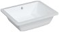 SHUMEE Umývadlo obdĺžnikové keramické 50 × 40,5 × 18,5 cm biele - Umývadlo