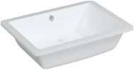 SHUMEE Umývadlo obdĺžnikové keramické 55,5 × 40 × 18,5 cm biele - Umývadlo