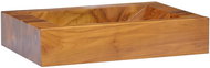 SHUMEE Umyvadlo hranaté 50 × 35 × 10 cm masivní teak - Umyvadlo