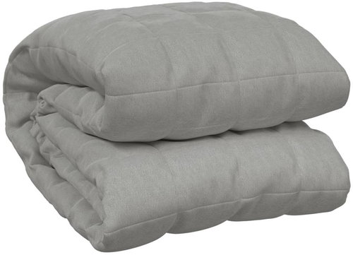 Shumee Weighted blanket grey 138 × 200 cm 6 kg cotton, 350718 - Weighted Blanket - Main image