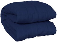 Shumee Weighted blanket blue 200 × 200 cm 9 kg cotton - Blanket