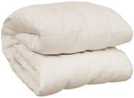 Shumee Weighted blanket light cream 220 × 240 cm 11 kg cotton - Blanket