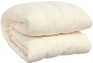 Shumee Weighted blanket light cream 200 × 230 cm 13 kg polyester - Blanket