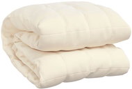Shumee Weighted blanket light cream 220 × 230 cm 15 kg polyester - Blanket