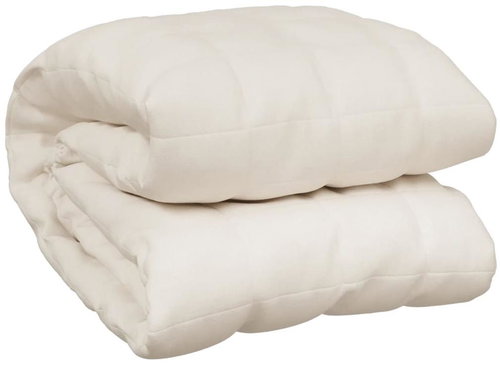 Shumee Weighted blanket light cream 137 × 200 cm 6 kg cotton - Weighted Blanket - Main image