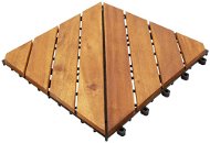 SHUMEE Terasové dlaždice 30 × 30 cm, 10 ks, masívne akáciové drevo - Dlaždica