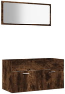 Shumee 2dílná koupelnová sestava - kouřový dub kompozitní dřevo 826623 - Bathroom Set