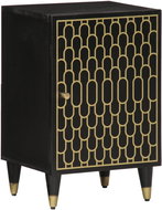 Shumee Bathroom cabinet 38 × 33 × 58 cm solid mangrove wood 358341 - Bathroom Cabinet