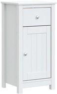 Shumee Bathroom cabinet Berg - white 40 × 34 × 80 cm solid pine wood 358540 - Bathroom Cabinet