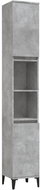 Shumee Bathroom cabinet concrete-grey 30 × 30 × 190 cm composite wood 819800 - Bathroom Cabinet