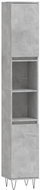 Shumee Bathroom cabinet concrete-grey 30 × 30 × 190 cm composite wood 831536 - Bathroom Cabinet