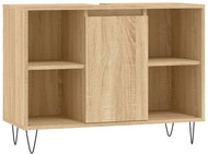 Shumee Bathroom cabinet - oak sonoma 80 × 33 × 60 cm composite wood 831631 - Bathroom Cabinet