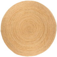 Shumee Piece jute braided carpet 210 cm round - Carpet