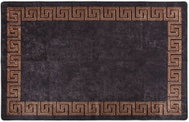 Shumee Washable carpet 160 × 230 cm black and gold anti-slip - Carpet
