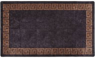 Shumee Washable carpet 190 × 300 cm black and gold anti-slip - Carpet