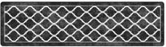 Shumee Washable black and white carpet 80 × 300 cm anti-slip - Carpet