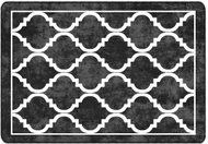 Shumee Washable black and white carpet 160 × 230 cm anti-slip - Carpet