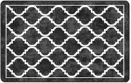 Shumee Washable black and white carpet 190 × 300 cm anti-slip - Carpet