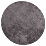 Shumee Washable carpet diameter 200 cm dark grey non-slip - Carpet