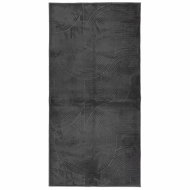 Shumee IZA short pile Scandinavian look anthracite 100 × 200 cm - Carpet