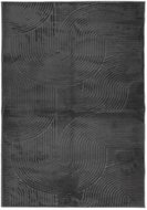 Shumee IZA short pile Scandinavian look anthracite 160 × 230 cm - Carpet