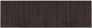 Shumee Rectangular carpet dark brown 60 × 200 cm bamboo, 376719 - Carpet