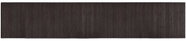 Shumee Rectangular carpet dark brown 60 × 300 cm bamboo, 376725 - Carpet