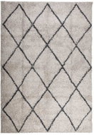 Shumee PAMPLONA s vysokým vlasem béžový a antracit 140 × 200 cm - Carpet