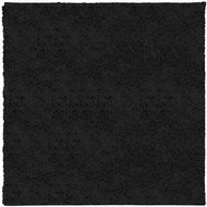 Shumee PAMPLONA s vysokým vlasem moderní černý 160 × 160 cm - Carpet