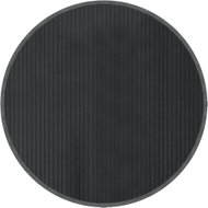 Shumee Carpet round grey 80 cm bamboo - Carpet