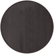 Shumee Carpet round dark brown 100 cm bamboo - Carpet
