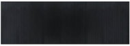 Shumee Rectangular black carpet 100 × 300 cm bamboo, 376948 - Carpet