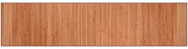 Shumee Brown rectangular carpet 70 × 300 cm bamboo, 376878 - Carpet