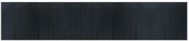 Shumee Rectangular carpet grey 100 × 1000 cm bamboo - Carpet