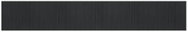 Shumee Rectangular carpet grey 80 × 1000 cm bamboo - Carpet