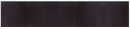 Shumee Rectangular carpet dark brown 100 × 500 cm bamboo, 376965 - Carpet