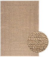 Shumee Carpet ZIZUR 120 × 170 cm jute look interior and exterior, 364831 - Carpet