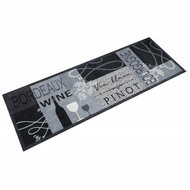 Shumee Kuchyňský koberec omyvatelný, Víno šedý 60 × 180 cm - Carpet