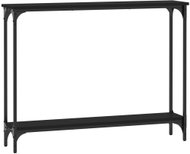 Shumee Console table 100 × 22,5 × 75 cm, composite wood, black - Console Table