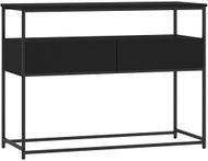 Shumee Console table 100 × 40 × 75 cm, composite wood, black - Console Table