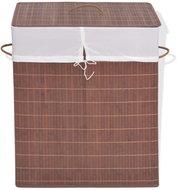 Shumee Bamboo laundry basket, rectangular, brown - Laundry Basket