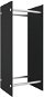 SHUMEE Stojan na palivové drevo čierny 40 × 35 × 100 cm - Stojan