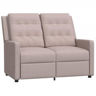 SHUMEE relaxační křeslo, samet a PVC, modré, 327819 - Křeslo