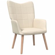 Relaxačná stolička krémová textil, 327921 - Kreslo