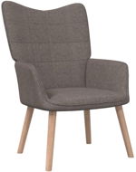 Relaxační židle taupe textil, 327928 - Křeslo