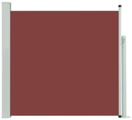 SHUMEE Zatahovací boční markýza 170 × 300 cm hnědá - Markýza